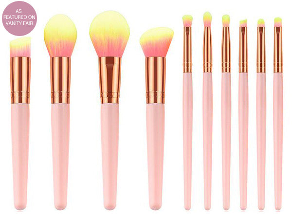 Bria - 10 Piece Makeup Brush Set