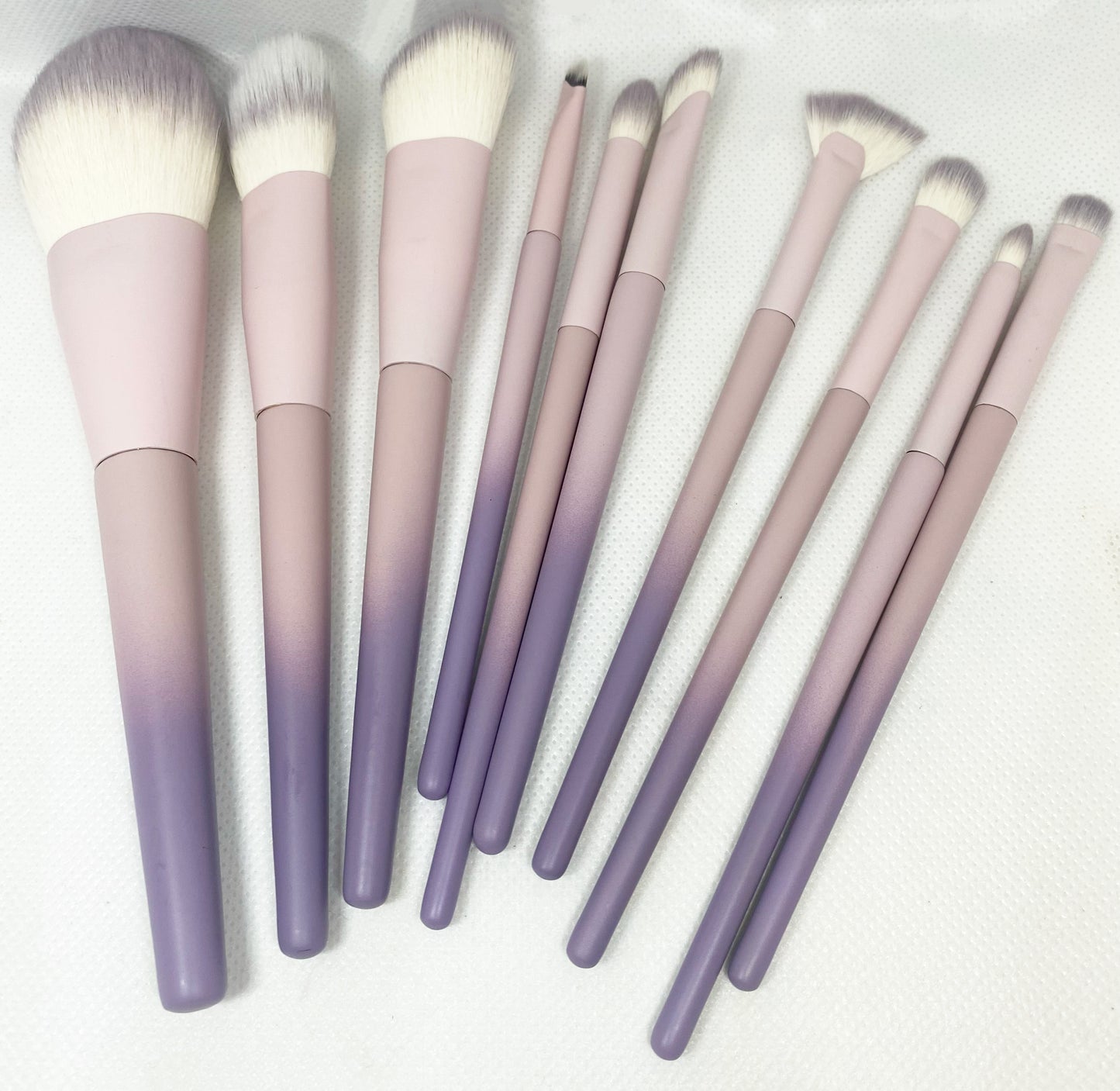 Mauve Mist- 10 Piece Makeup Brush Set