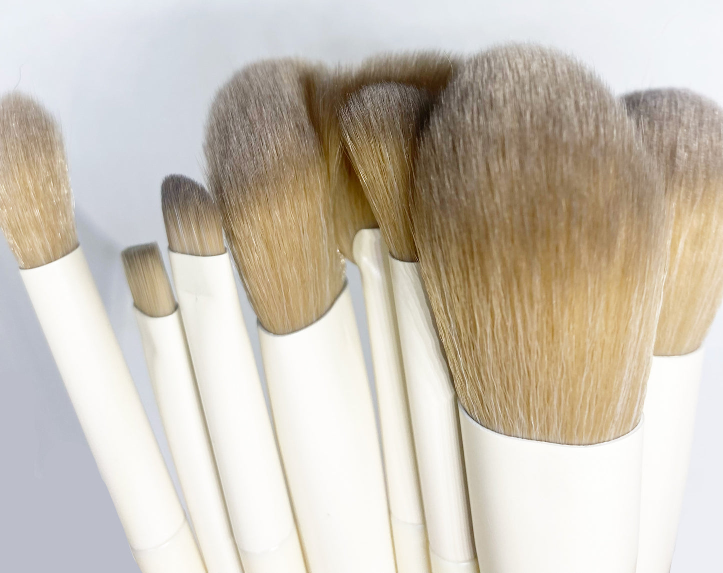 Coconut Milk- 10 Piece Makeup Brush Set