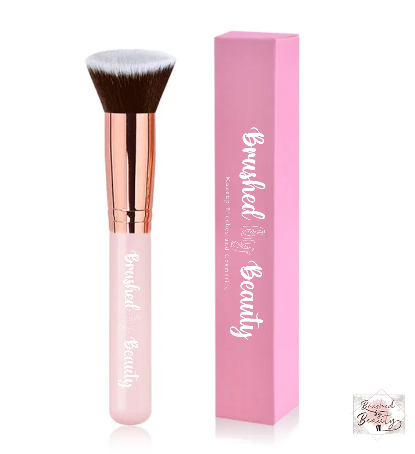 The Brushed by Beauty signature Flat Foundation/Bronzer Brush