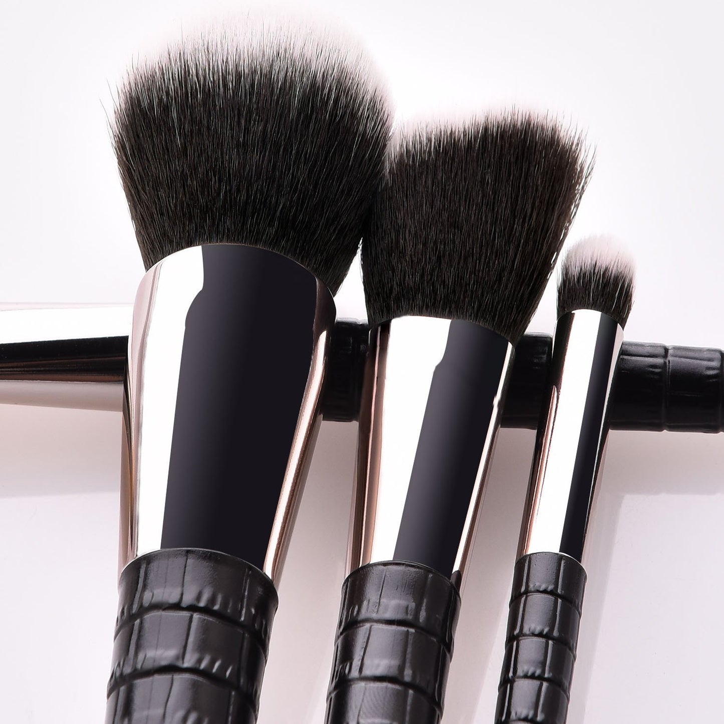 Victoria - 10 Piece Makeup Brush Set (Black)