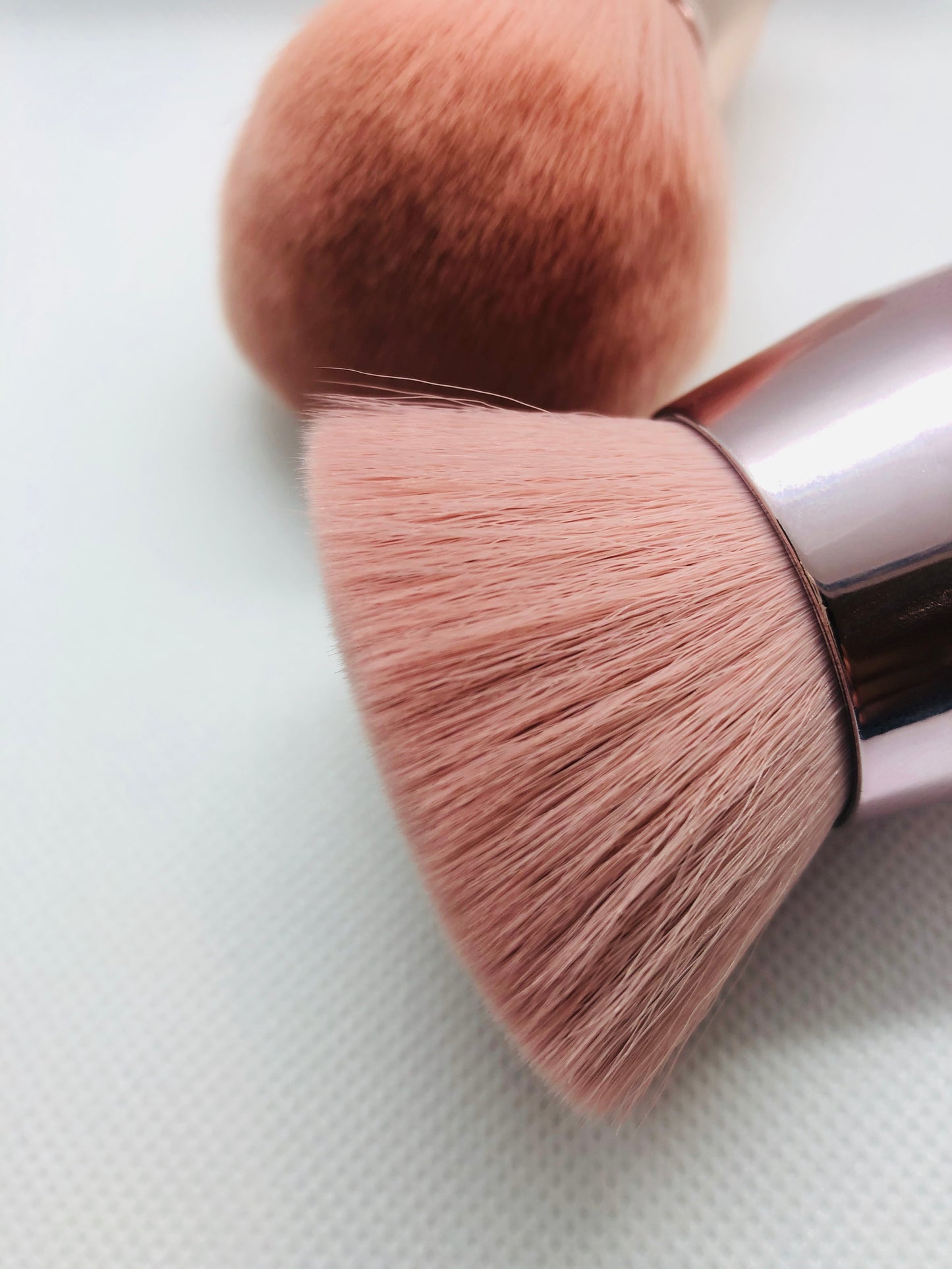 Rose Gold Mini Kabuki Powder Brush