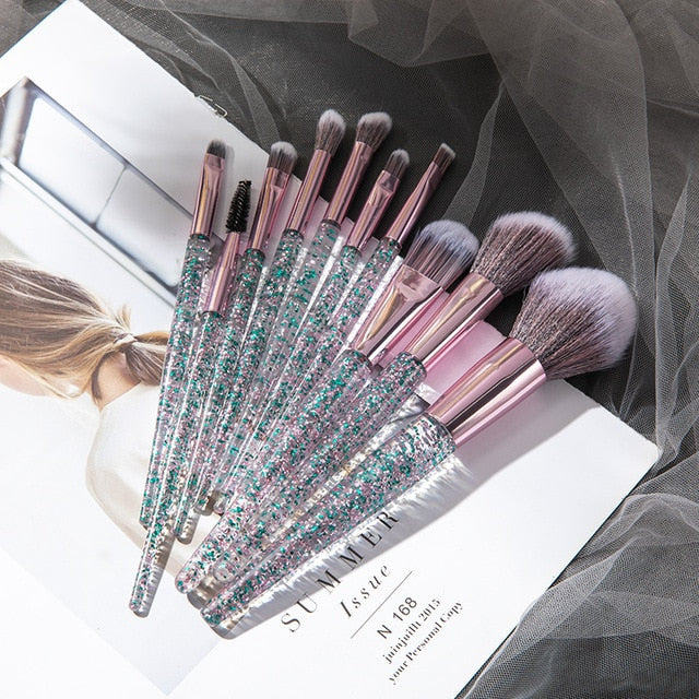 Tilly - 10 Piece makeup brush Set